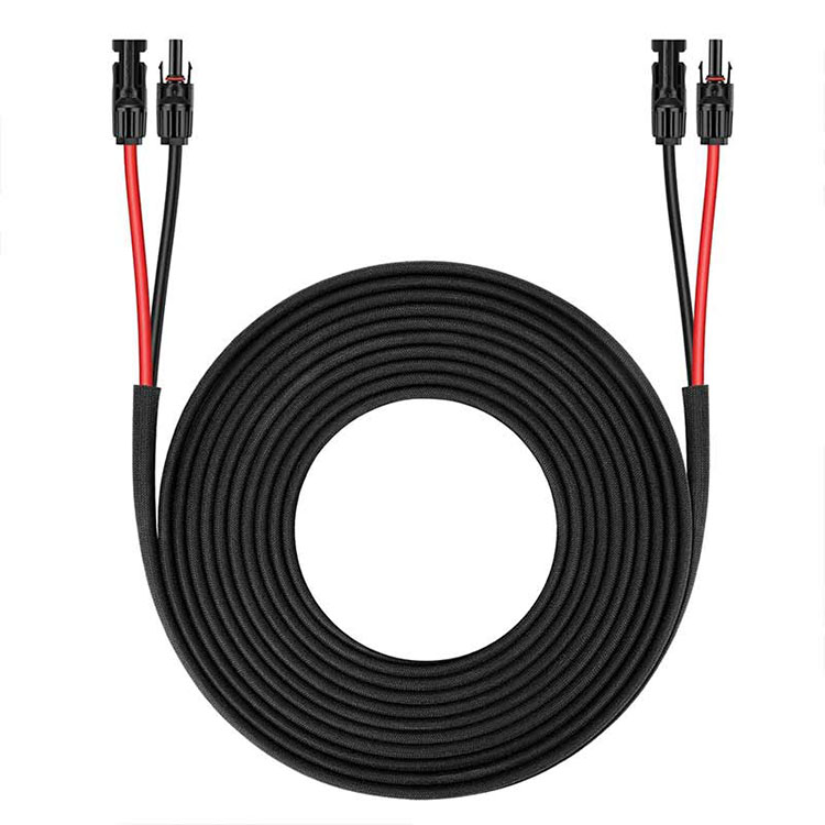 Ikhebhula yoLwandiso lwePaneli yeSola-25FT 10AWG(6mm2) iPaneli yeSola yocingo iTwin